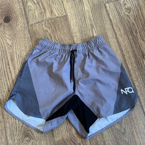 Men's NFQ Athletic Shorts Gray Black Size Small